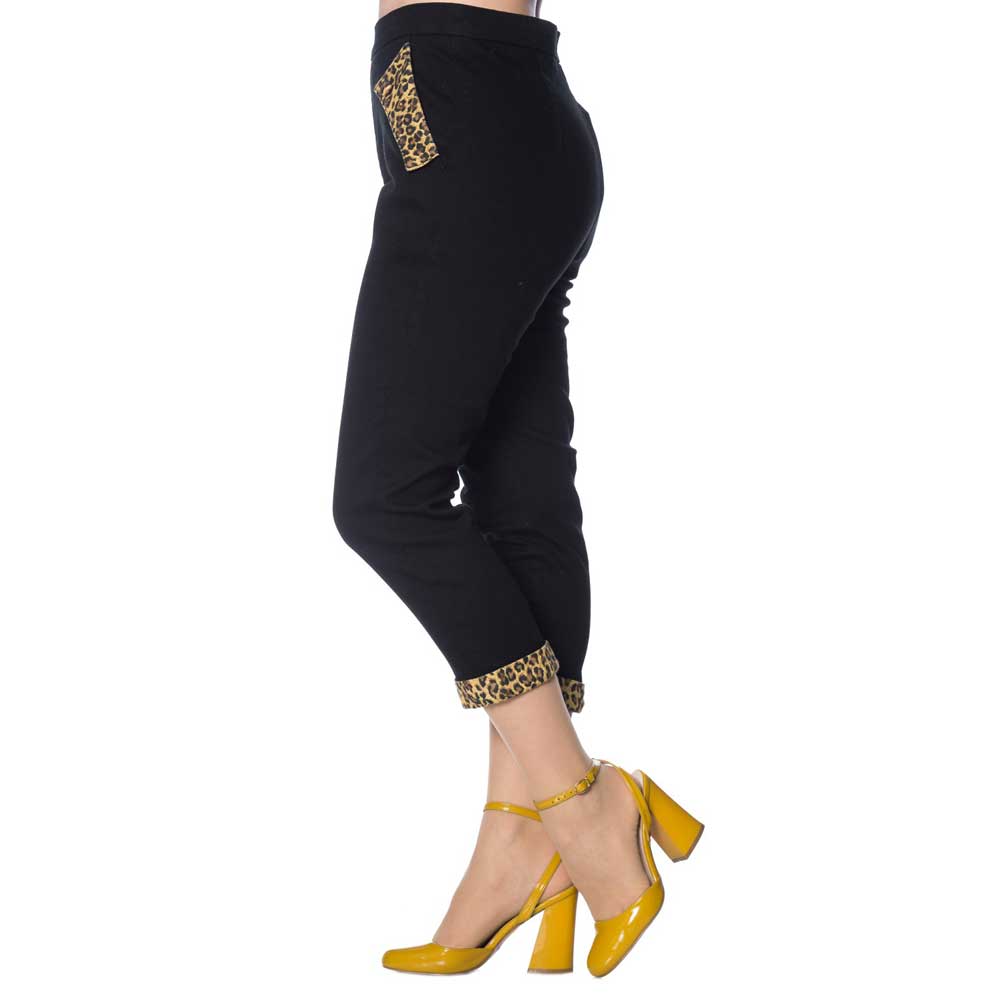 Dancing Days - Rock N Roll Capri pants - Black
